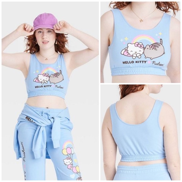 Hello Kitty Tops Nwt Hello Kitty And Pusheen Graphic Tank Top